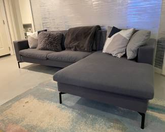 2 PC BLU DOT SECTIONAL SOFA