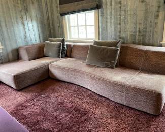 B & B ITALIA 2 PC MODULAR SOFA