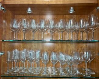 COLLECTION OF CRYSTAL WINE GLASS BY RIEDEL