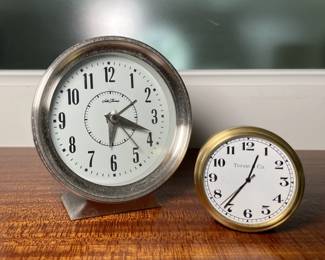 SETH THOMAS AND TIFFANY & CO DESK CLOCKS
