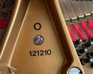 STEINWAY MODEL O GRAND PIANO-SERIAL NO:121210, REBUILT 2008