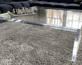MCM SQUARE ACRYLIC COFFEE TABLE