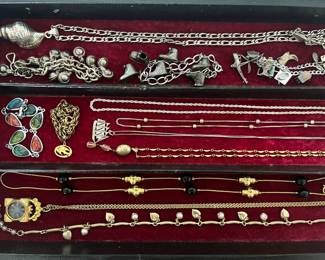 Excellent selection of jewelry, both sterling silver and costume.