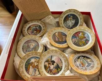 Franklin Mint Fairy Tale mini plates