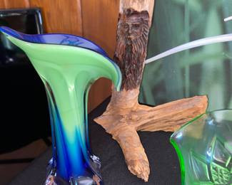 Carved wood