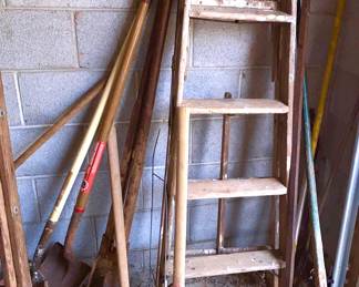 Lots of lawn tools