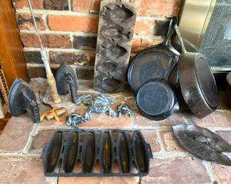 Lots of cast iron