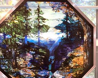 Large stain glass art