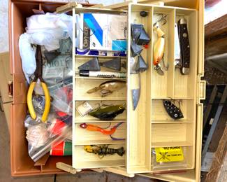 2 tackle boxes