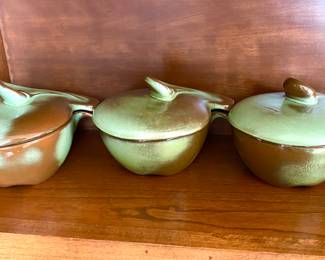 Frankoma Covered bowls