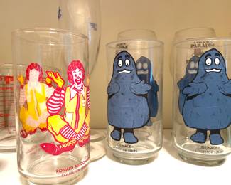 Mcdonalds glasses vintage