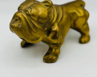 Vintage brass bulldog