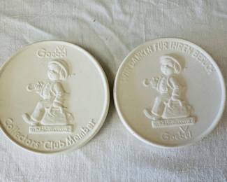 Vintage Goebel Hummel commemorative plaqueS