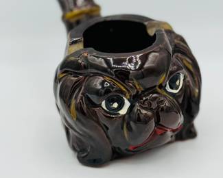 Vintage decorative dog pipe