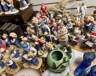 Collection of denim days figurines