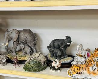 Collection of jungle animals