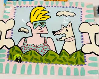 Original art platter