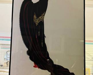 Framed poster