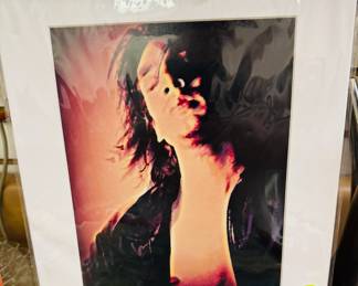 Matted and signed photograph J. RUEGER..
