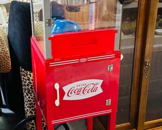 Coca-Cola popcorn machine