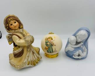 Goebel Figure of Angel
Hummel porcelain 1996 Christmas ornament
Regimart mother and child figurine