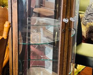 Bowfront China cabinet