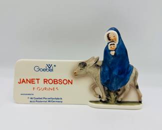 Goebel Janet Robson Nativity Display Plaque ROB