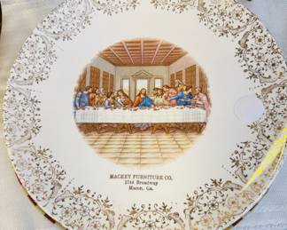 Vintage Mackey furniture, Macon, Georgia plate