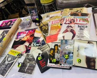 Lots of Tina Turner memorabilia
