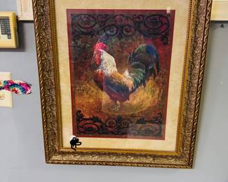 Lots of chicken and rooster pictures