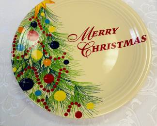 Fiesta, merry Christmas plate