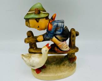 Hummel barnyard hero figurine
