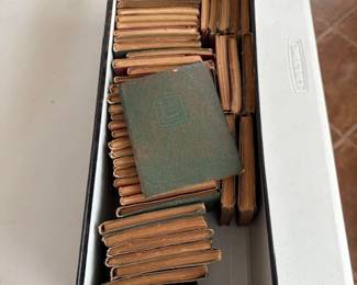 Antique Little Leather Library