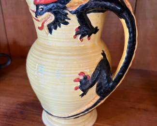 Burleigh Ware dragon jug, ca 1930