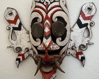 Vintage Indonesian (Borneo) Dayak mask #3