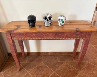 David Marsh signed handcrafted console table