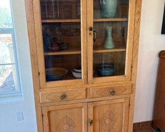 Antique pine cabinet/pie safe