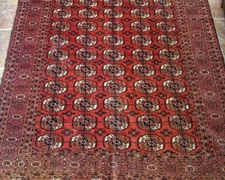 Beautiful 5' x 8' Bokhara handwoven rug