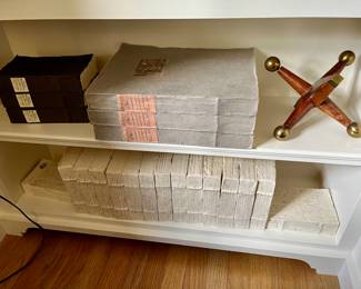 Restoration Hardware Linen books: $12.00 ea.