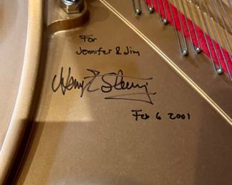 Signed by Henry Z. Steinway