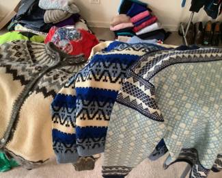 Beautiful Norwegian wool sweaters