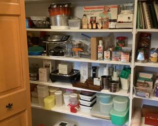 More Tupperware, bakeware, 