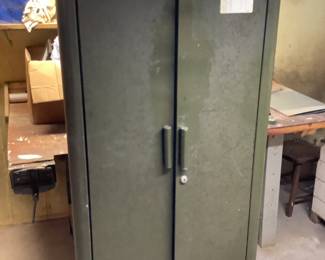 Solid metal cabinet