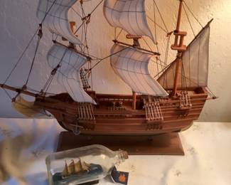 The Mayflower model ship