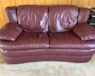 Leather loveseat….presale $125