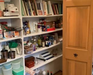 Tupperware, cookbooks, canned food, product, small appliances