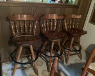 Three barstools…$25 each