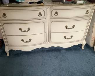 Lammerets double dresser 56 w x 20 d x 32 h with mirror.  Presale available…$250.