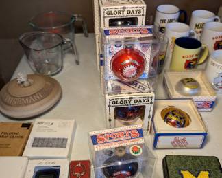 Detroit Sports Teams Christmas Ornaments