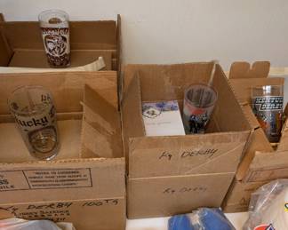 Kentucky Derby Vintage Glasses